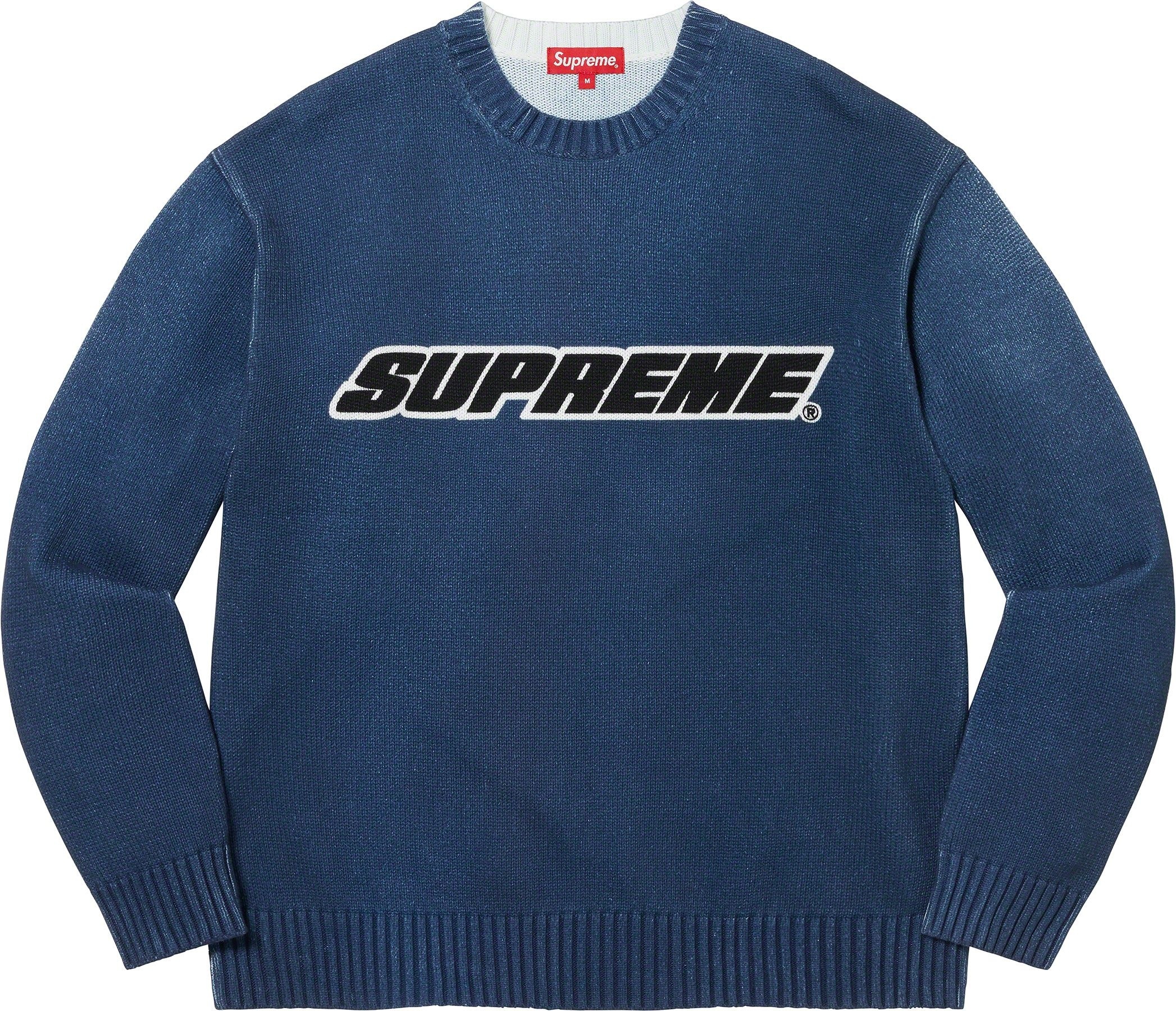 Printed Washed Sweater view 4